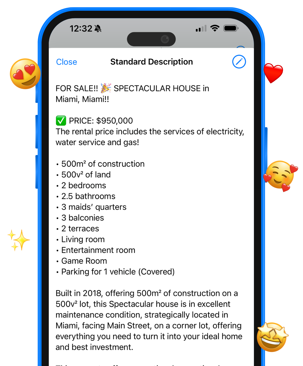 Descripciones con IA